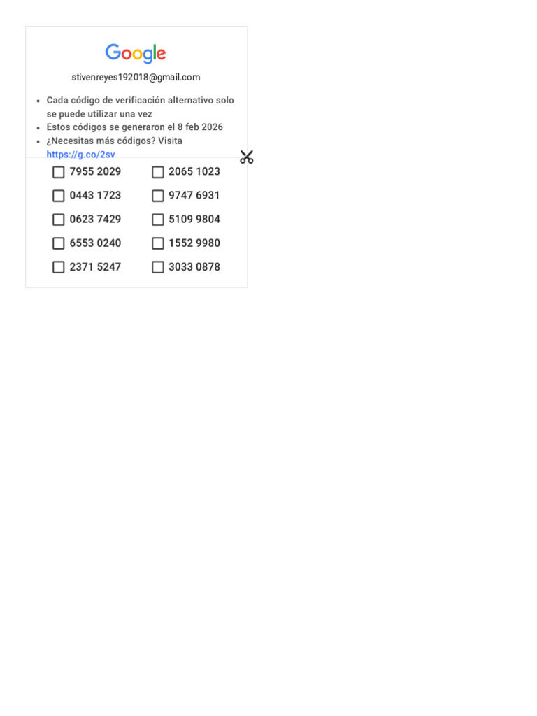 Códigos de Verificación Alternativos | PDF