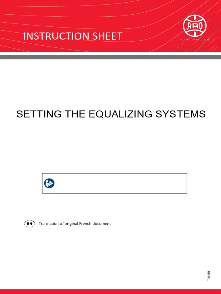 Setting The Equalizing Systems T1101en | PDF | Valve | Mechanical ...