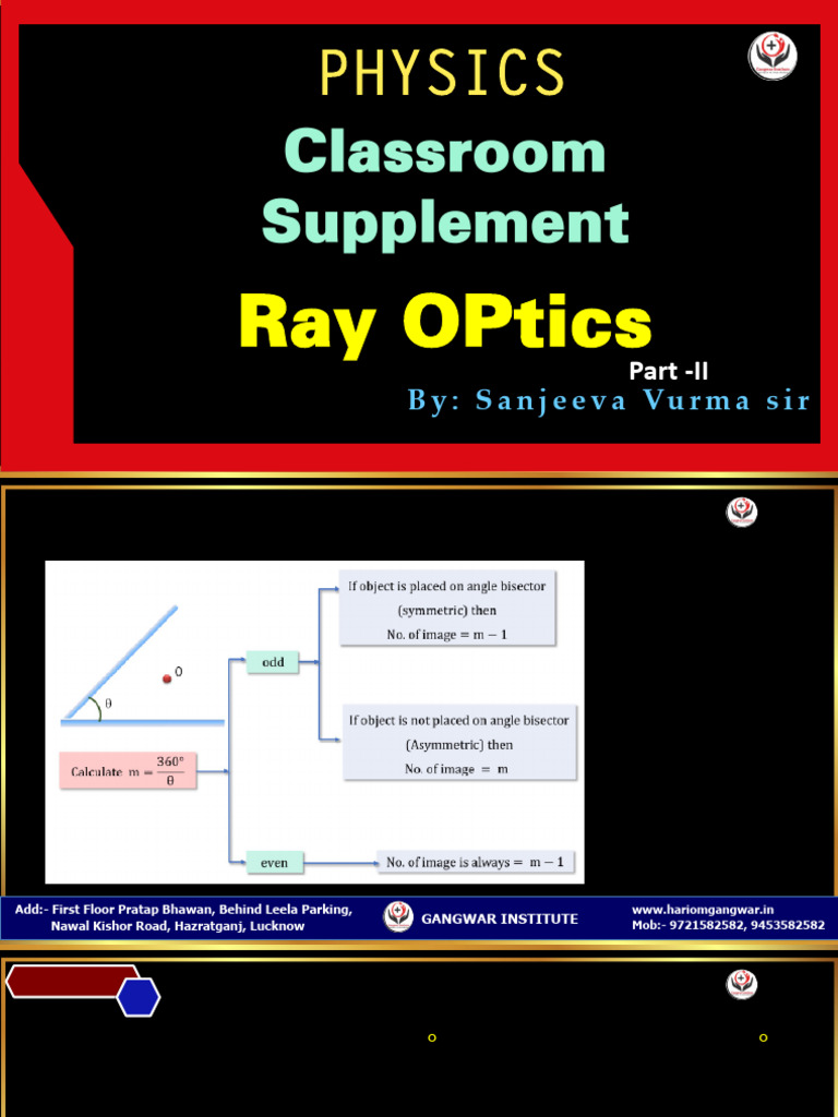 Ray Optics -2 | PDF | Applied And Interdisciplinary Physics ...