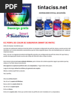 Perfil de Color para Sublimación Color Make | PDF | Impresora ...