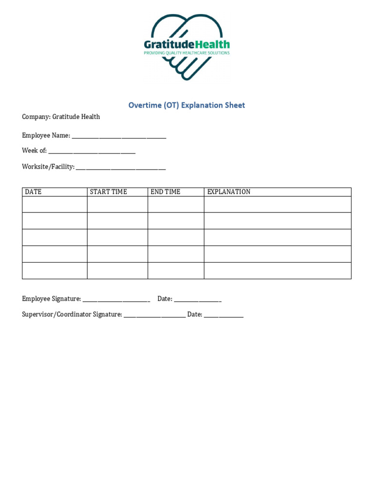 OT Sheet | PDF