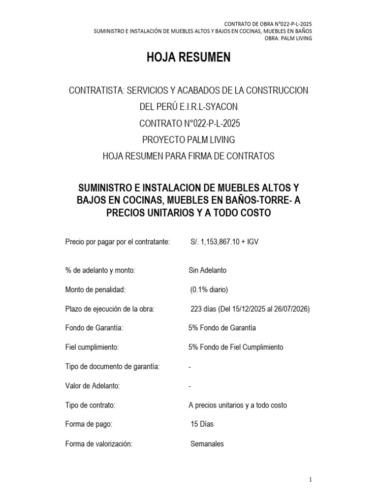 1. Contrato Nº 22 - Sc Melamine Cocinas y Baños - Syacon - Palm Rev02 ...
