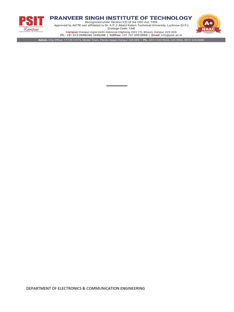 PU Solution | PDF | Electronic Circuits | Electrical Engineering