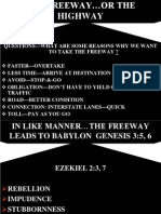 Questions-What Are Some Reasons Why We Want To Take The Freeway ?