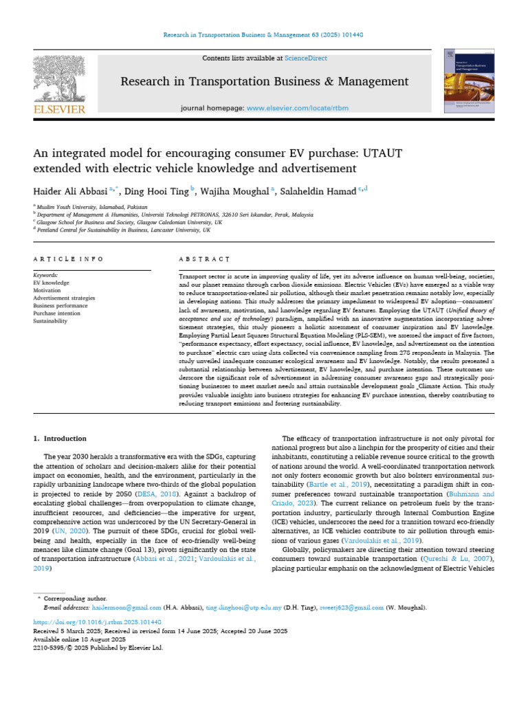 Electric Vehicle | PDF | Sustainability | Electric Vehicle