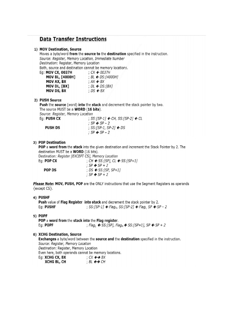 Instructions Read | PDF