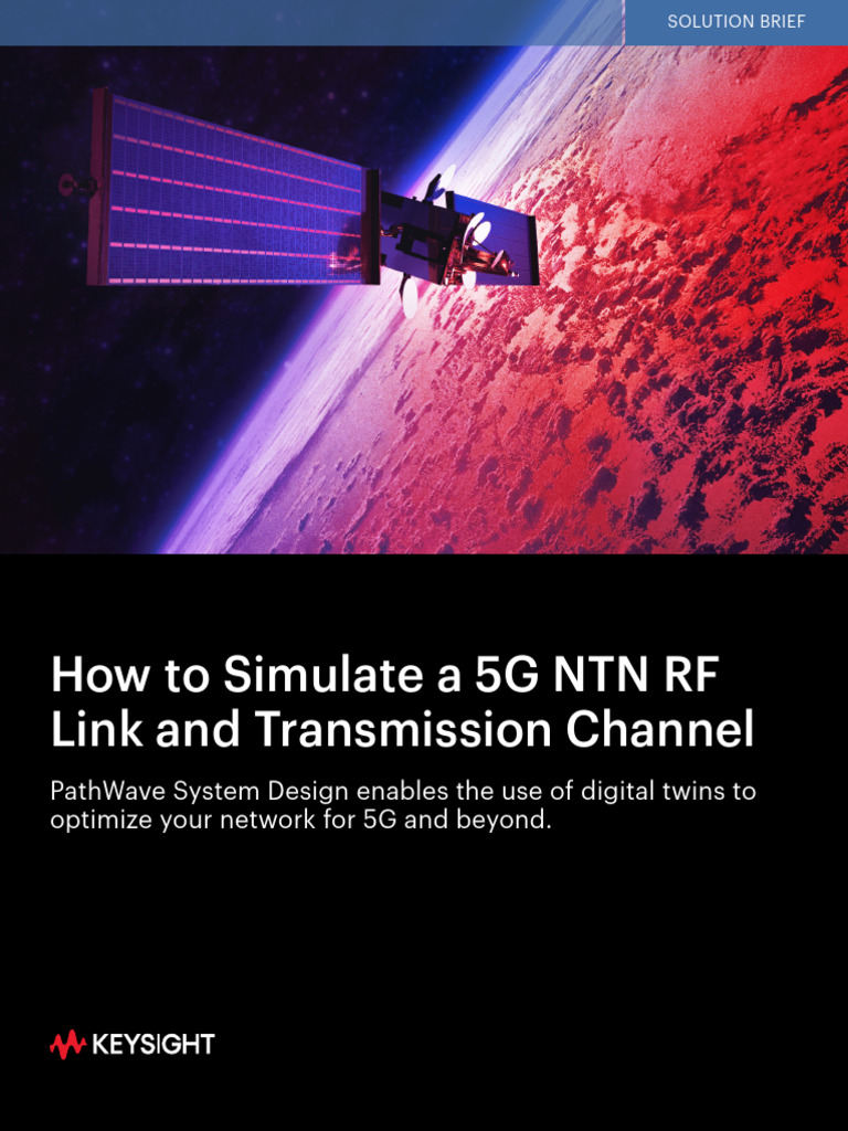 How To Simulate A 5G NTN RF Link and Transmission Channel | PDF ...