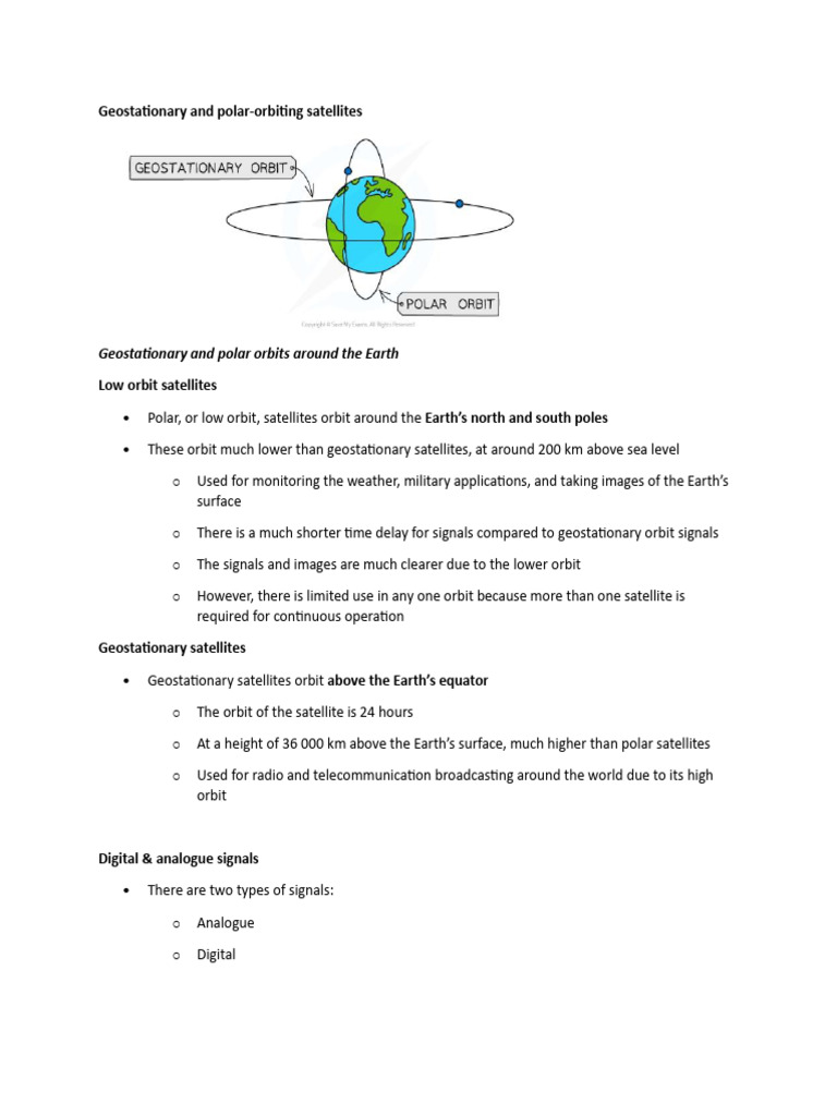 Satellite Communication Notes | PDF | Satellite | Digital Signal