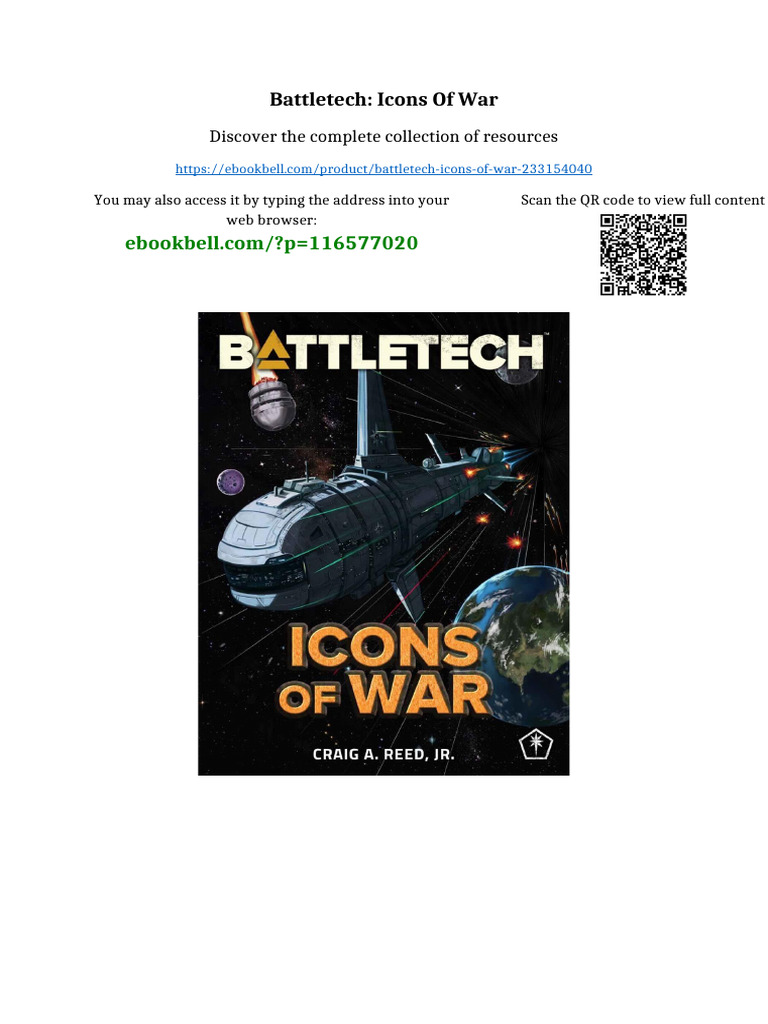 BattleTech: Icons of War Kindle & PDF Formats | PDF | Alternative ...