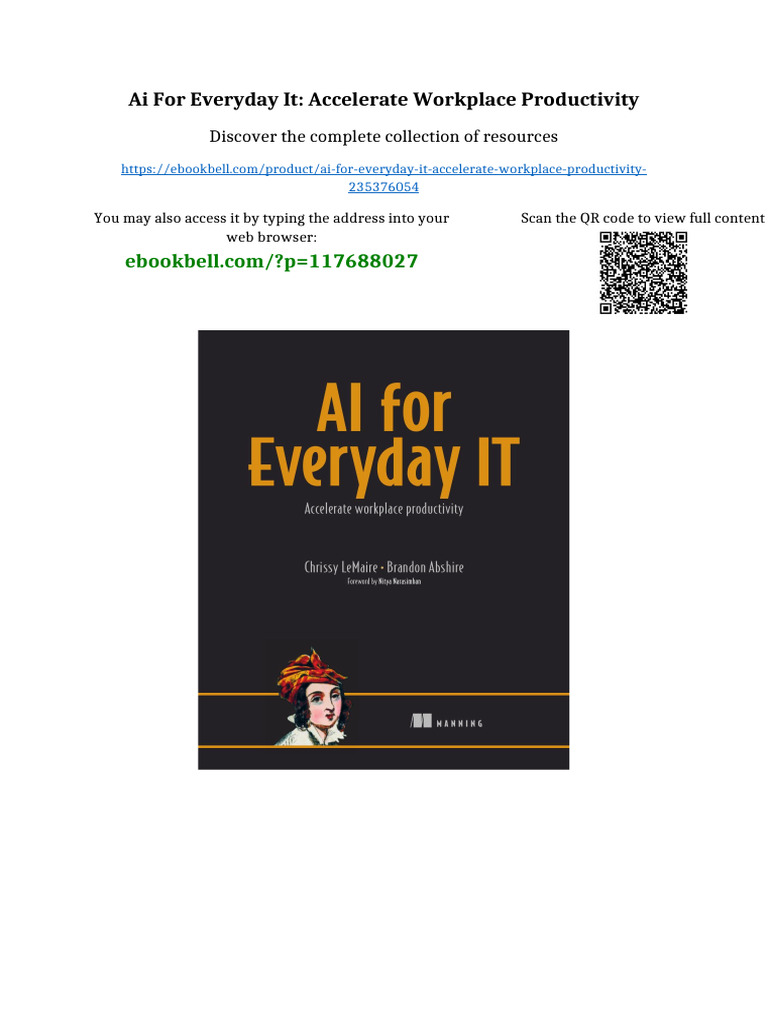 AI For Everyday IT: Accelerate Workplace Productivity Newest Edition ...