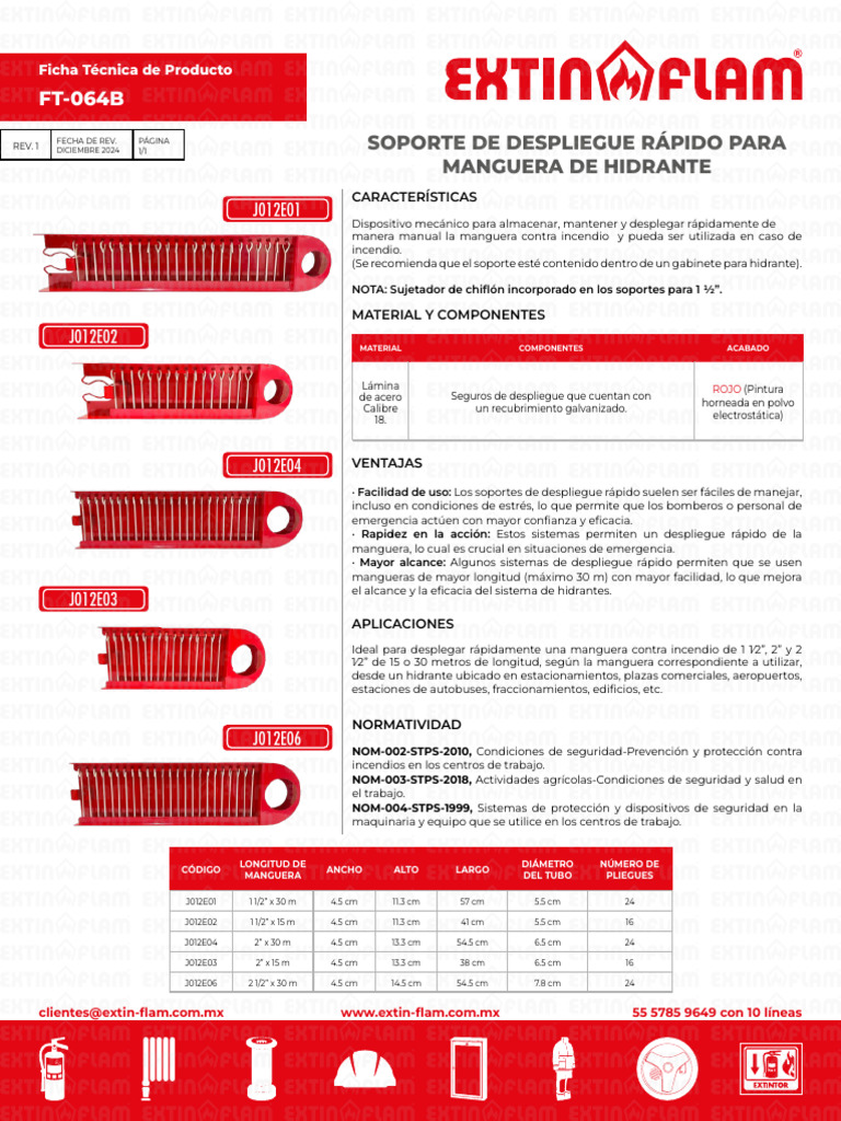 Anexo 12-Ficha Tecnica-Rack de Despliegue Rápido de Manguera-Extin Flam ...