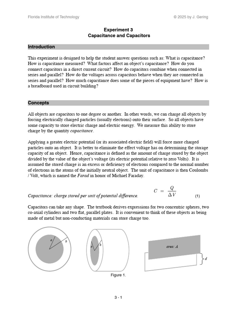 03 Capacitance | PDF | Capacitance | Capacitor