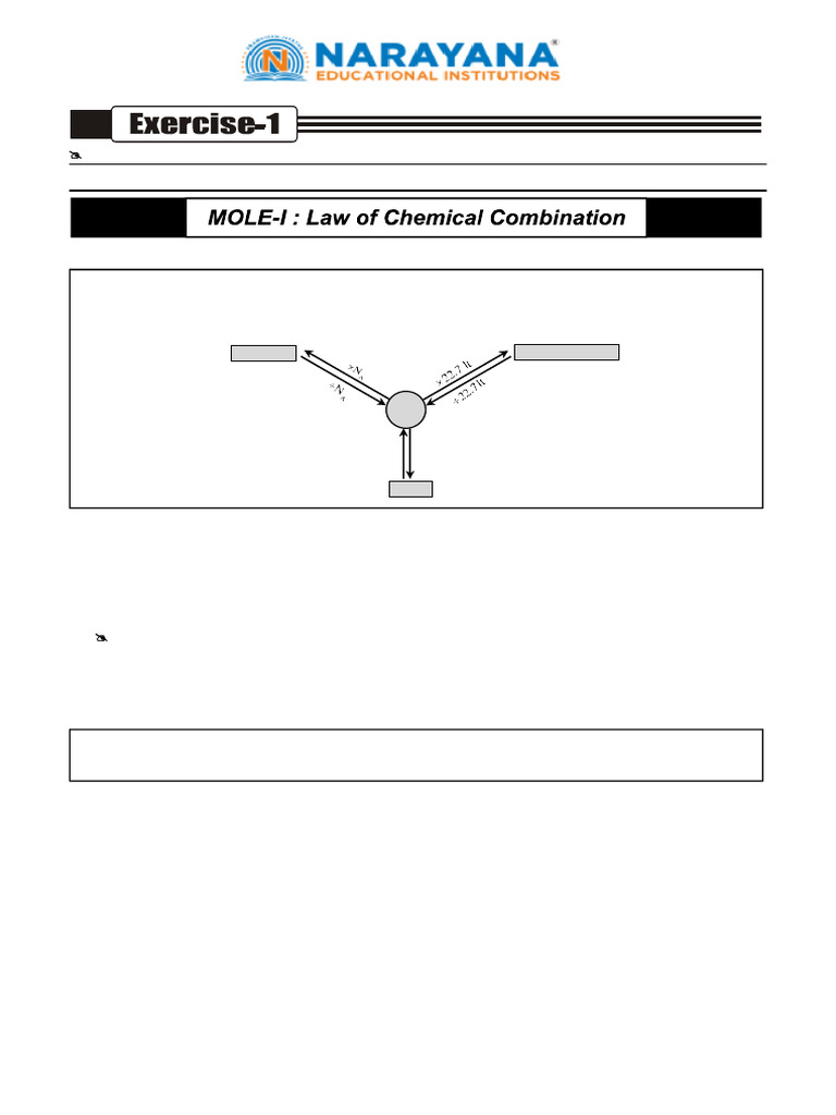 Mole Concept Practice Sheet (1) | PDF | Mole (Unit) | Molecules