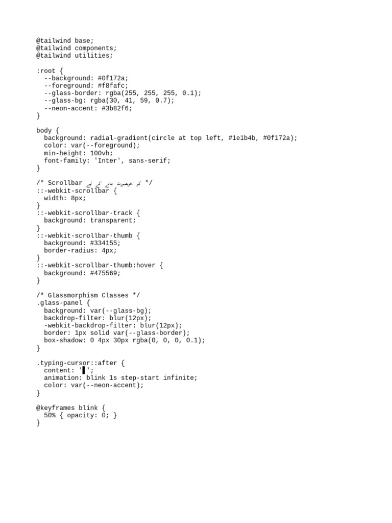 Globals Css | PDF
