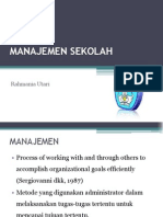 MANAJEMEN SEKOLAH