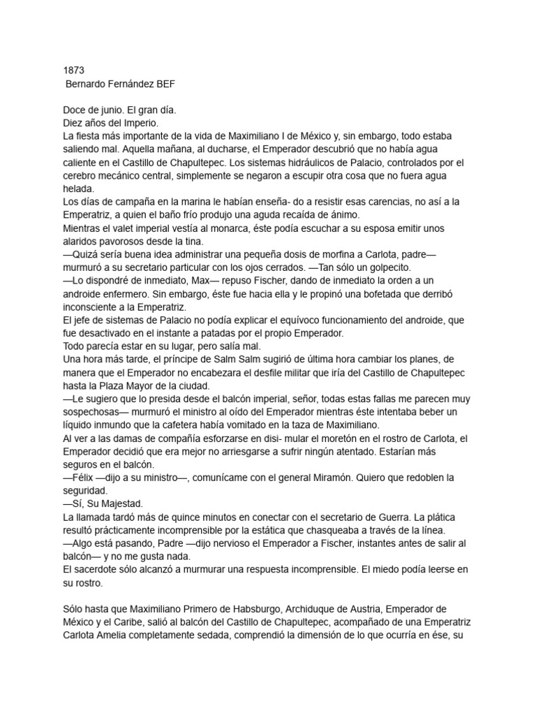 1873 - Bef | PDF | Emperador | Regalías