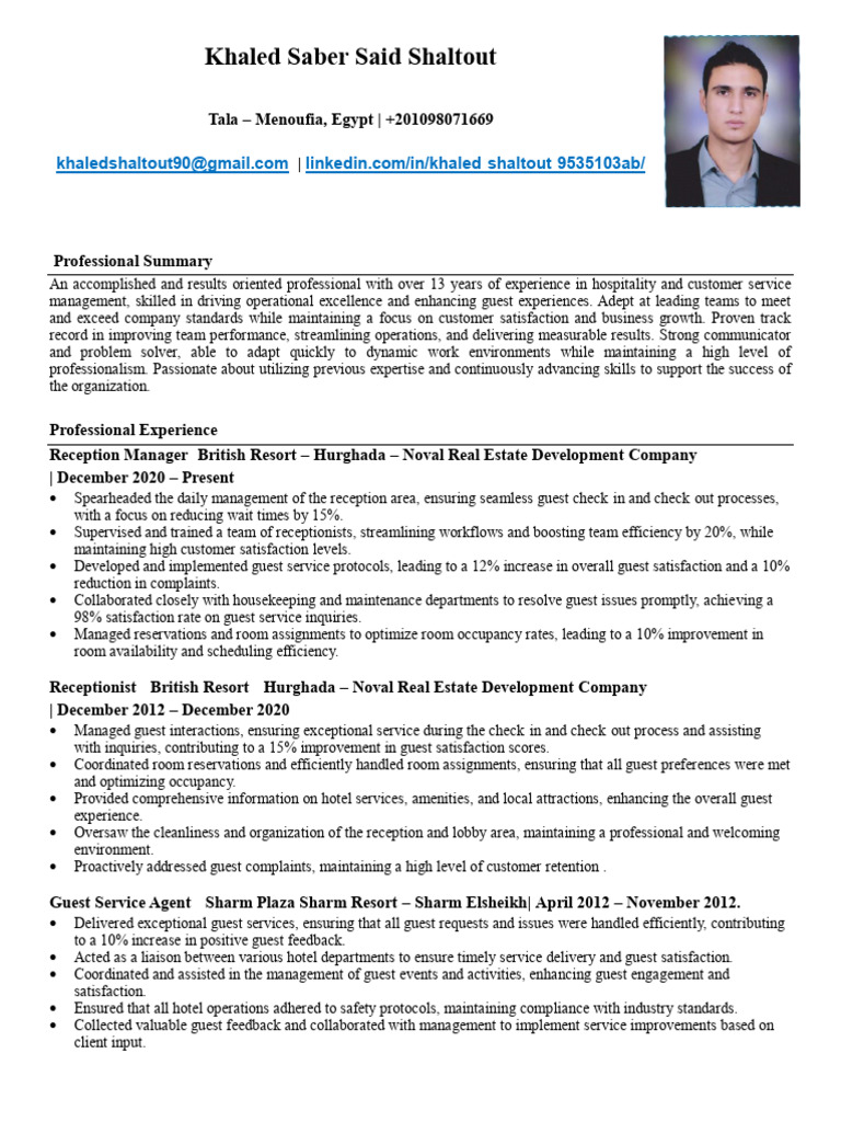 My Professional CV (1) (1) | PDF | Microsoft Office | Business
