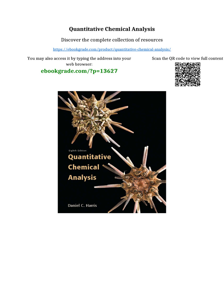 Quantitative Chemical Analysis PDF Version | PDF | Electron Transfer