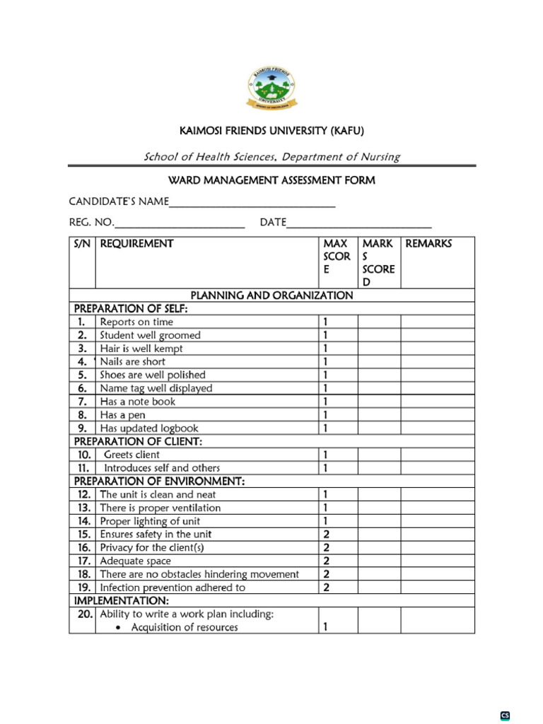 Ward Management | PDF
