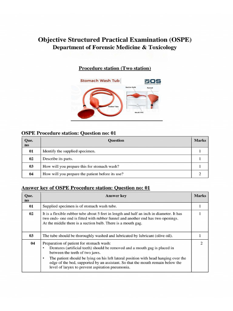 FM Ospe Questions | PDF