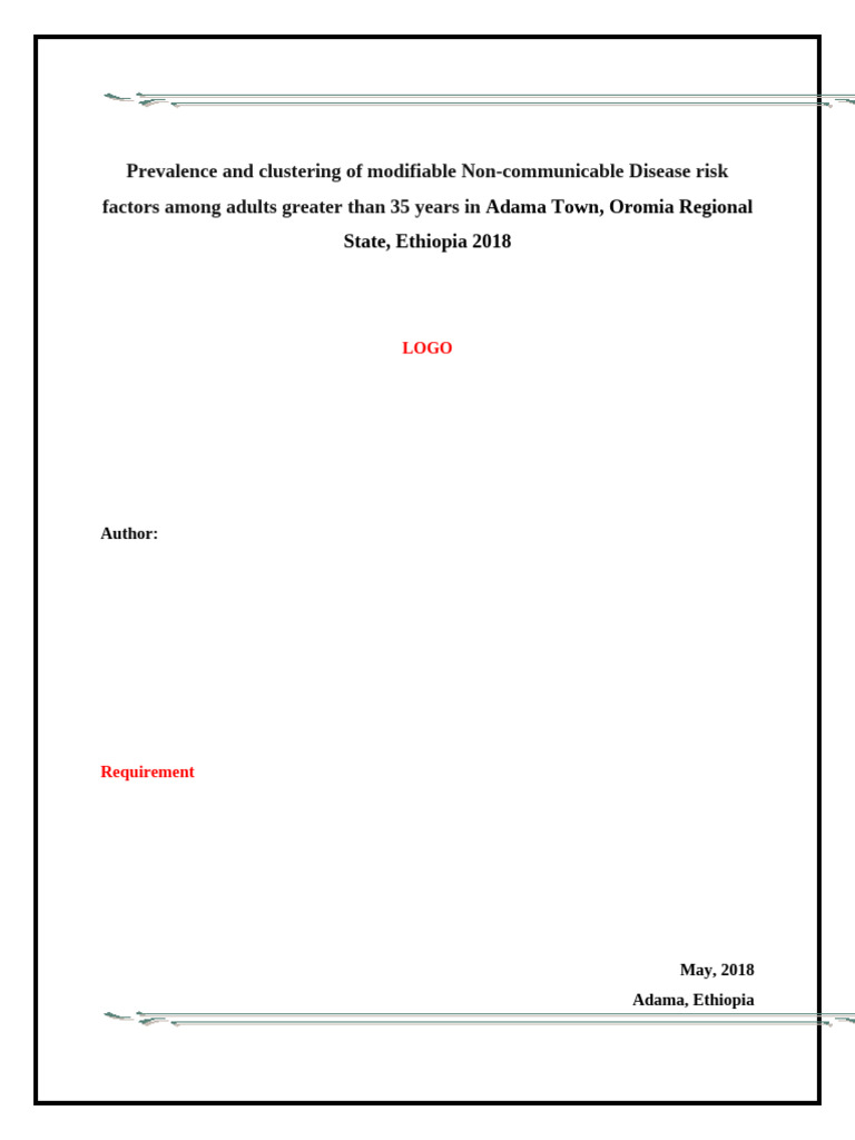 2.1. Prop NCD After Review Edited | PDF | Sampling (Statistics ...