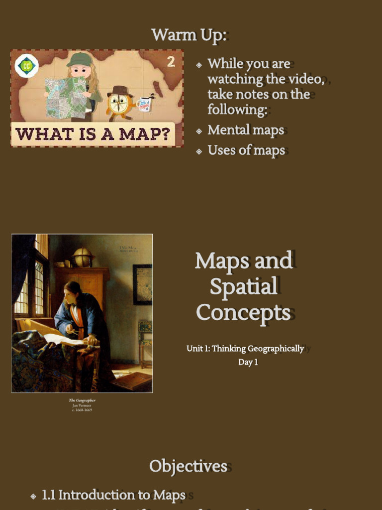 Unit+1+Day+1+Maps+and+Spatial+Concepts | PDF | Geography | Map