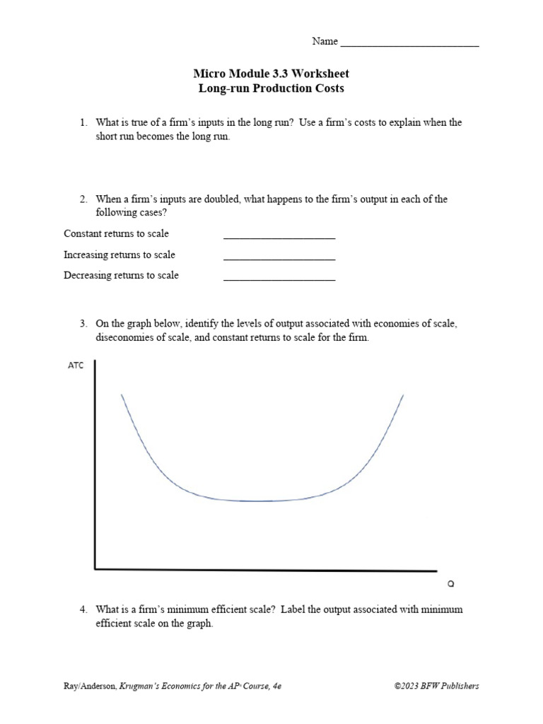 Mod 3.3 Micro-worksheet | PDF