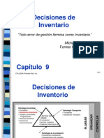 Gestión de inventarios y decisiones de ordenamiento