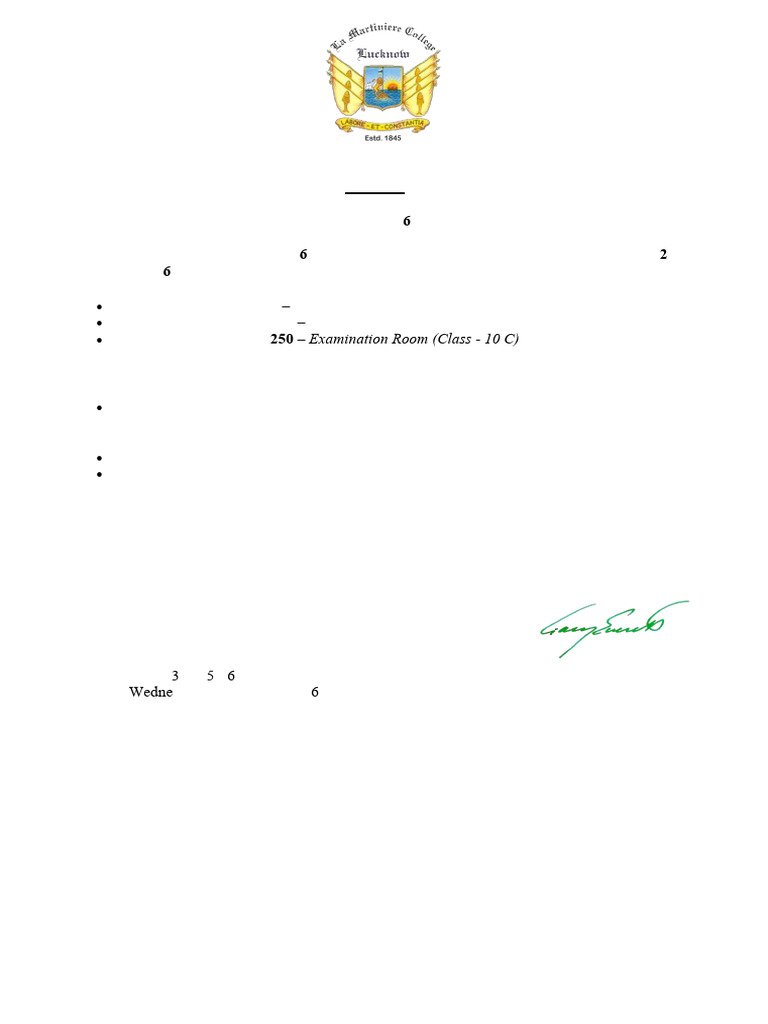 College Notice No 43 - ISC | PDF