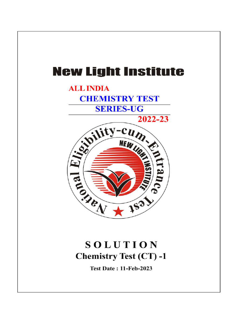 CT 01 Solution | PDF