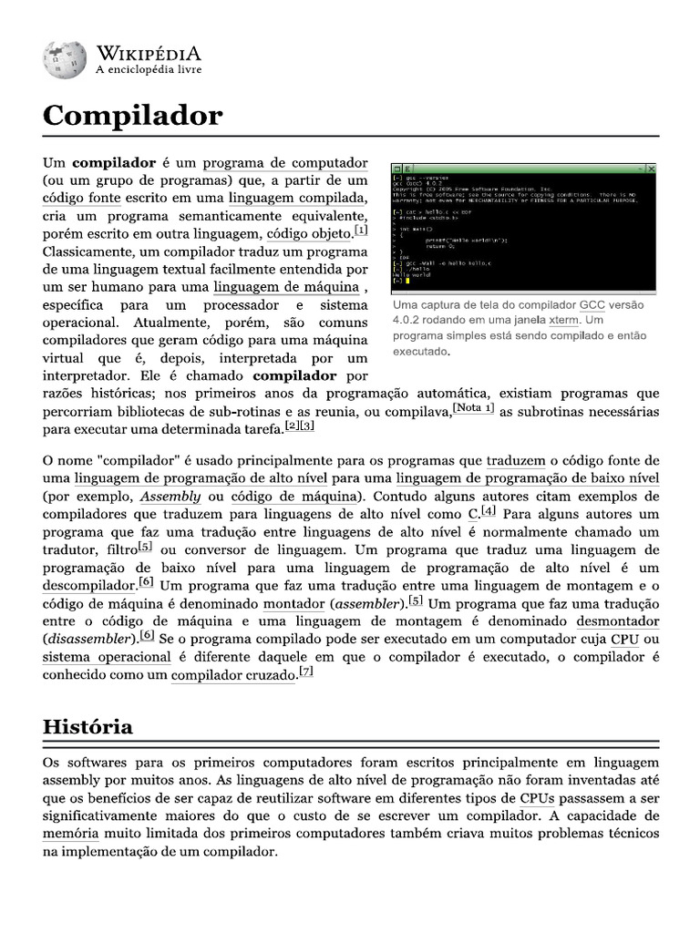 Compilador | PDF