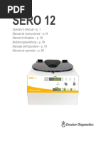 642E Centrifuge Operator's Manual | PDF | Centrifuge | Switch