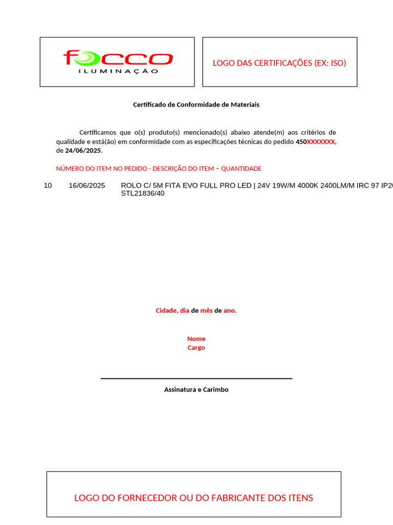 Modelo Certificado 1 | PDF