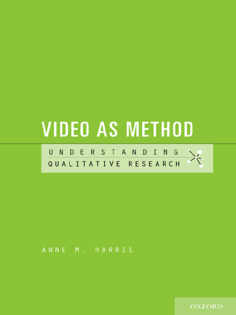 (Understanding Qualitative Research) - Video As Method | PDF ...