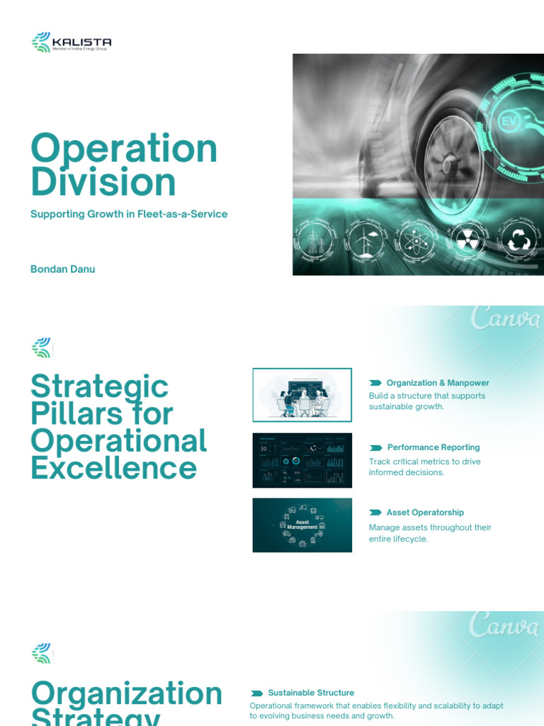 Operational Management Division - Bondan Danu | PDF | Performance ...