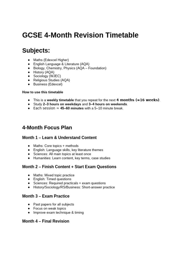Revison | PDF