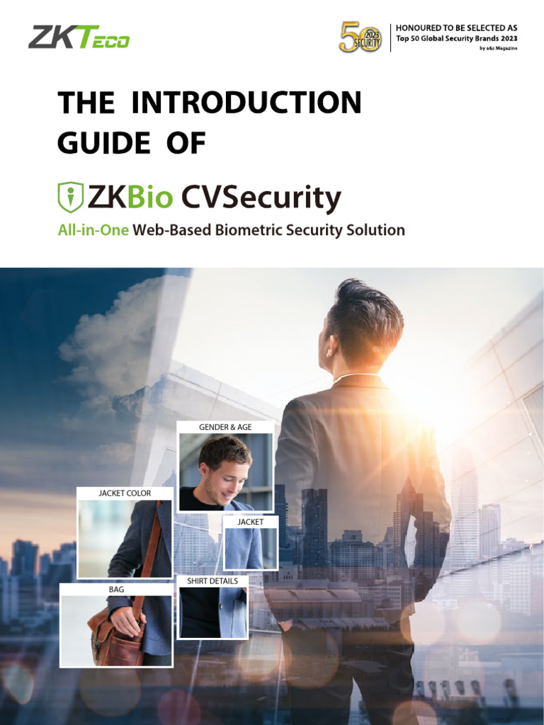 07-ZKBio CV Security Solution 20231205 | PDF | Access Control | Domain ...