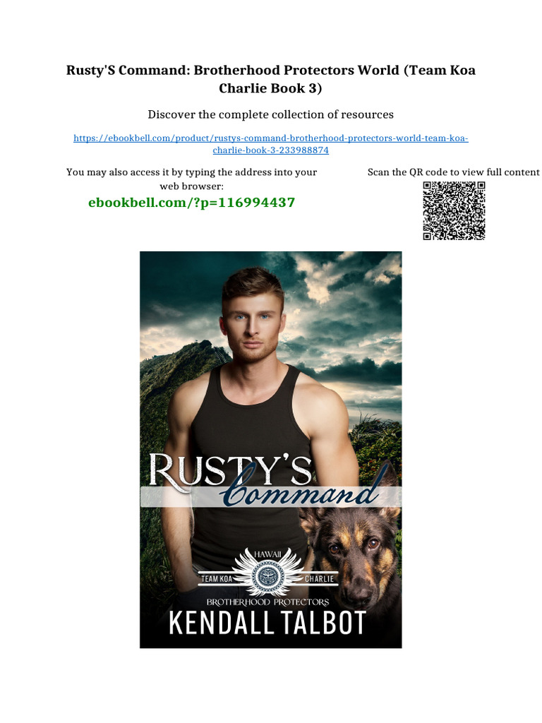 Rusty's Command: Brotherhood Protectors World (Team KOA Charlie Book 3 ...