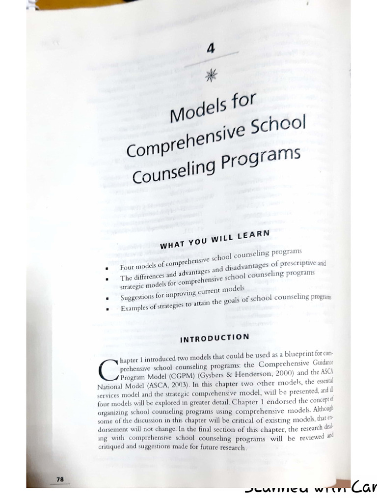 BROWN - Chapter 4 - Models For Comprehensive School Counseling Program ...