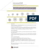 Conductores ACAR: características y especificaciones