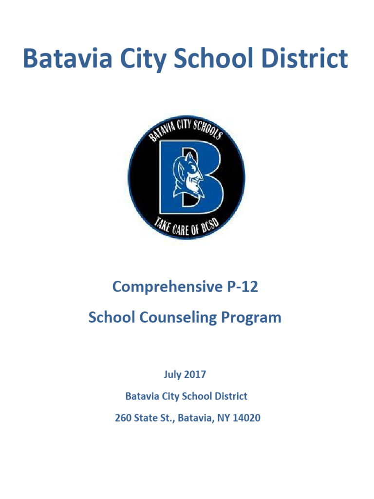 Comprehensive School Counseling Program | PDF | School Counselor ...
