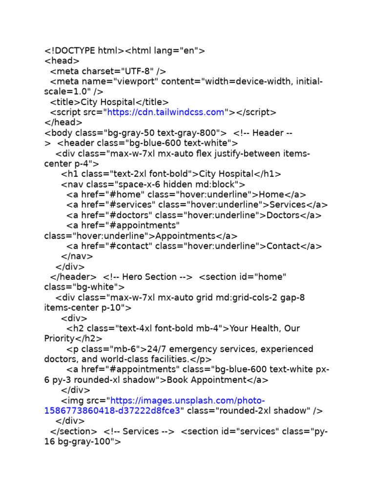 !DOCTYPE HTML HTML Lang en | PDF | Health Care | Medicine