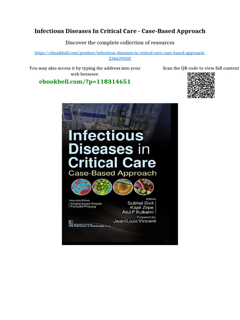 Infectious Diseases in Critical Care - Case-Based Approach Online PDF ...