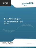 Download NanoMarkets Report LED Phosphors Markets  2012 by NanoMarkets SN99716136 doc pdf