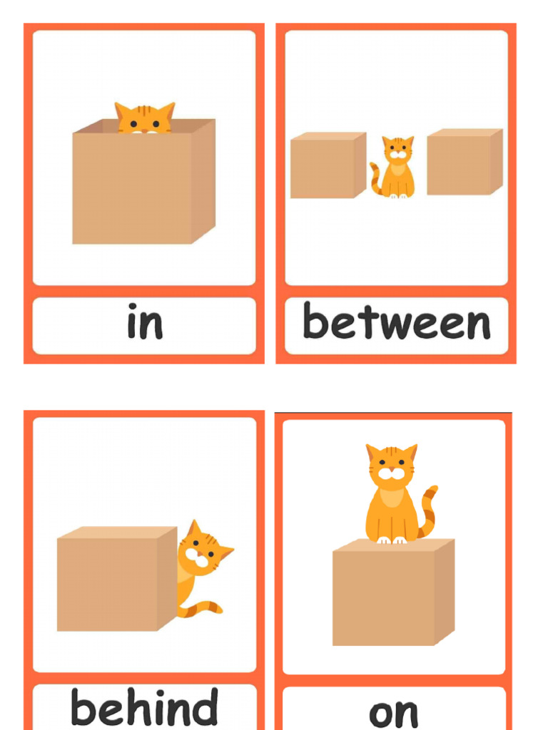Prepositions Flashcards | PDF
