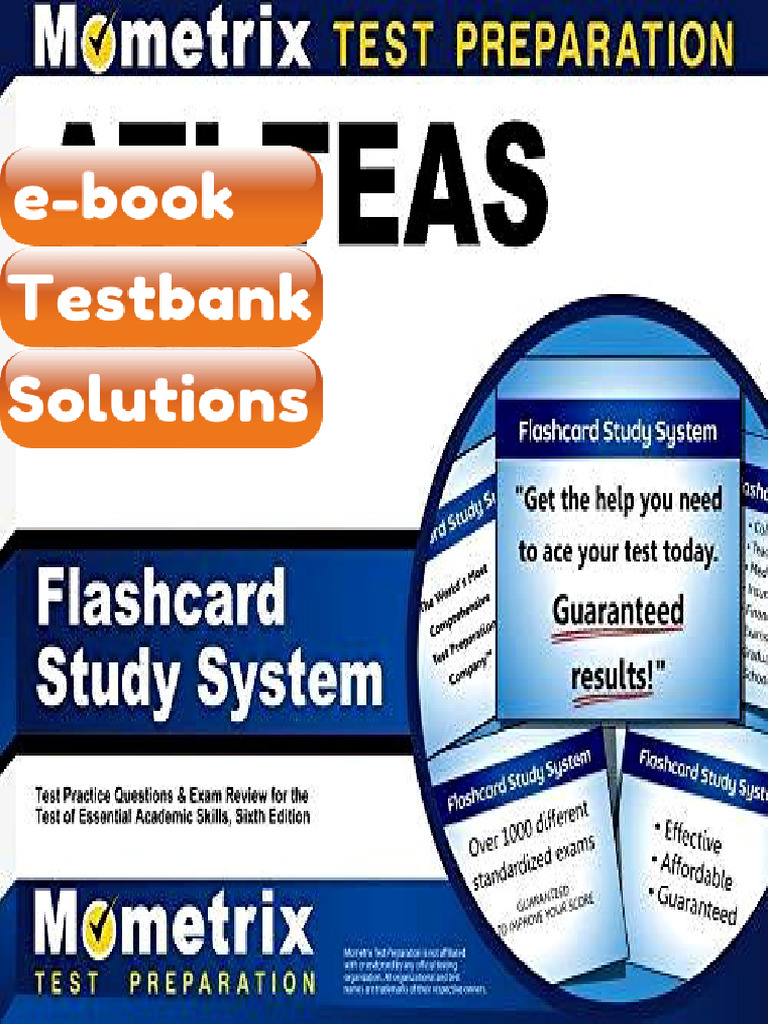 Testbank ATI TEAS Science Flashcard Study System TEAS 6 Test Practice ...