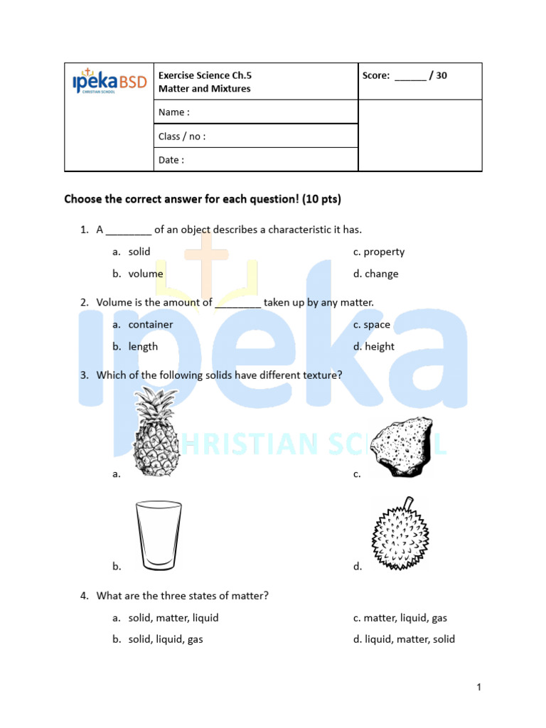 Exercise Science Ch.5 | PDF | Mixture | Chess Theory