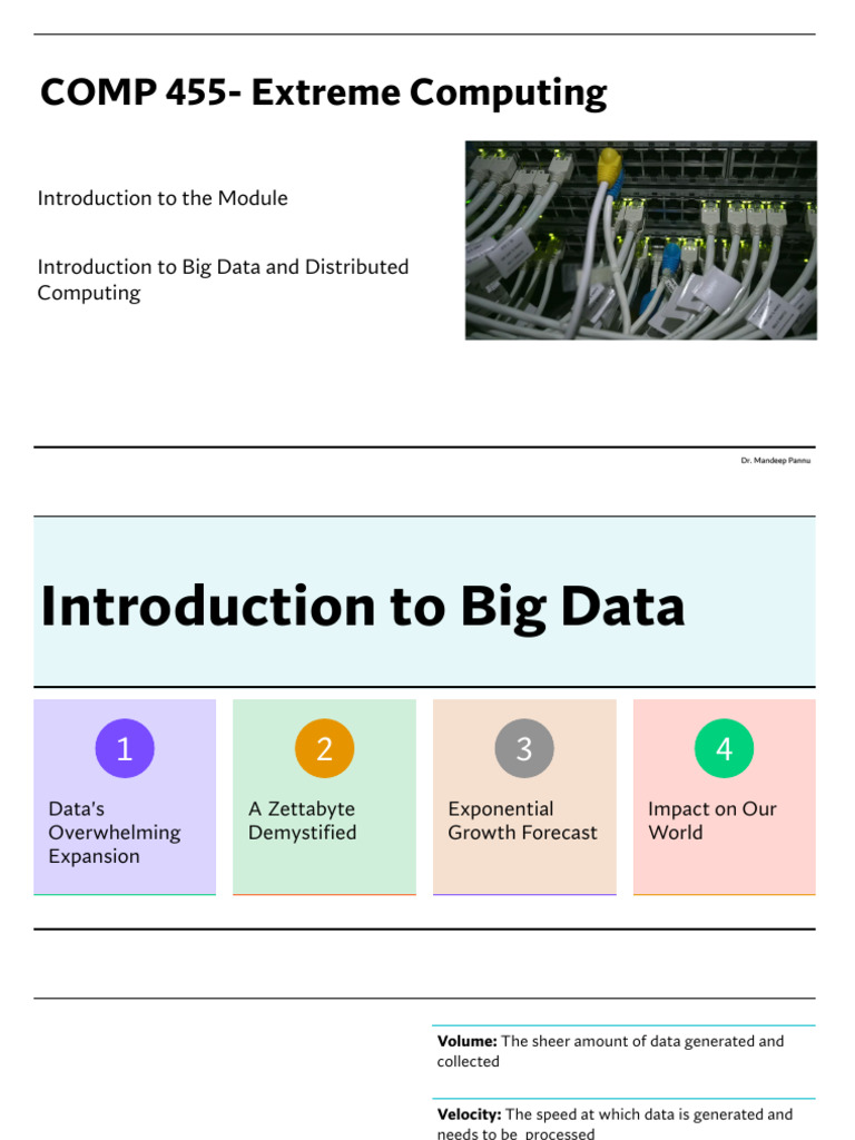 Extreme Computing Introduction | PDF | Apache Hadoop | Big Data