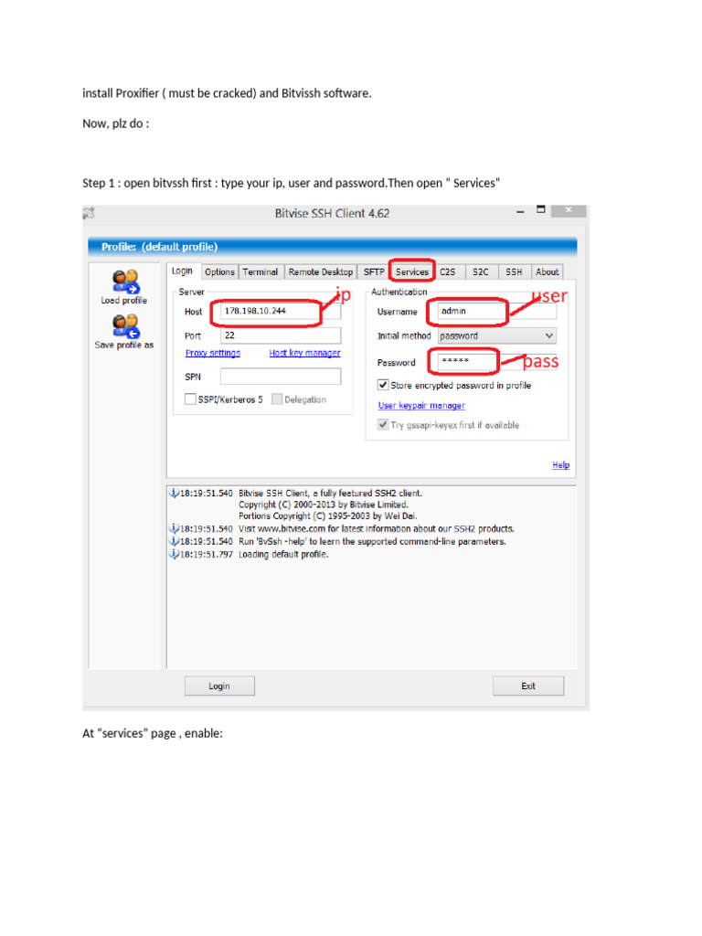 How to Config Proxy | PDF