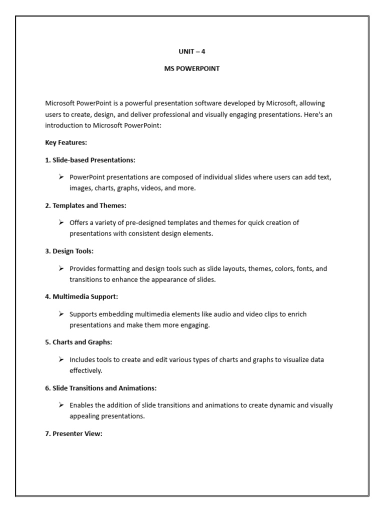 UNIT 4 Merged | PDF | Window (Computing) | Microsoft Word